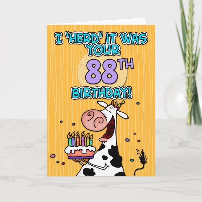 Tarjeta vaca bd - 88 (Anverso)