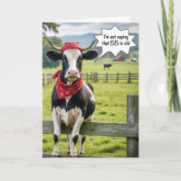 Vaca divertida Holstein por 55 años