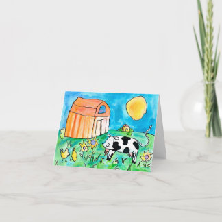 Tarjeta Vaca • Nick Abrams, edad 15