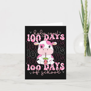 Tarjeta Vaca Sagrada 100 Días De Chica De Estudiantes Esco