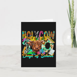 Tarjeta Vaca Sagrada 100 Días De Escuelas Occidentales 100