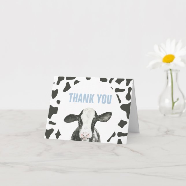 Tarjeta Vaca Sagrada Cumpleaños de una Vaca Estampada Tarj (Planta pequeña)
