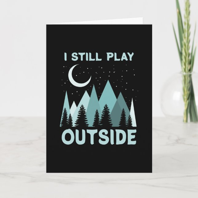 Tarjeta Vacaciones de Cita de Camping (Anverso)