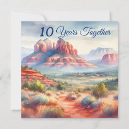 Tarjeta Vacaciones de destino de Rock Rojo Arizona USA