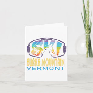 Tarjeta Vacaciones de esquí de la montaña Ski Burke en Ver