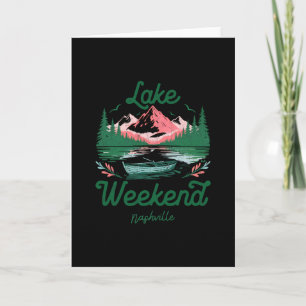 Tarjeta Vacaciones de fin de semana en lago Nashville Tenn