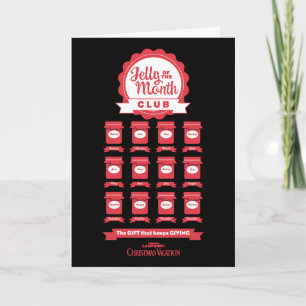 Tarjeta Vacaciones de navidades Jelly of the Month Club