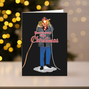 Tarjeta Vacaciones de navidades Reconectar estos Navidad