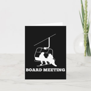 Tarjeta Vacaciones de Snowboard Meeting Snowboard