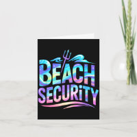 Vacaciones de surf de seguridad de playa vintage v
