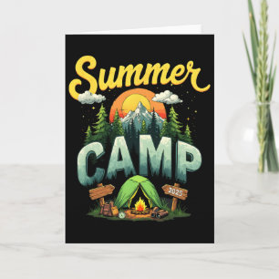 Tarjeta Vacaciones de Verano Campamento de Verano 2025 G F