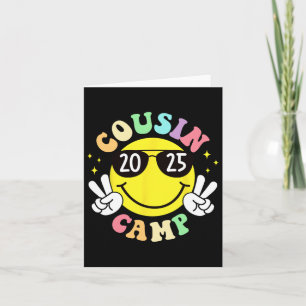 Tarjeta Vacaciones de verano en campamento de Primos Camp