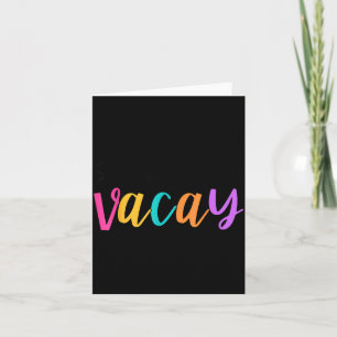 Tarjeta Vacaciones de verano en la playa divertidas para m