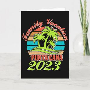 Tarjeta Vacaciones de verano familiares Punta Cana Repúbli