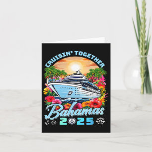 Tarjeta Vacaciones en crucero familiar 2025 Cruisin Togeth