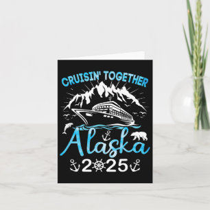 Tarjeta Vacaciones en Crucero por Alaska 2025 Viaje Famili
