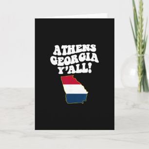 Tarjeta Vacaciones en el sur de Athens Georgia Y'all Ga 