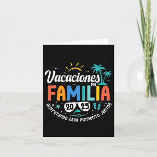 Tarjeta Vacaciones En Familia 2025 