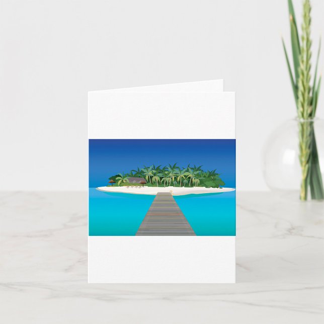 Tarjeta Vacaciones en las islas tropicales (Subido por el creador)