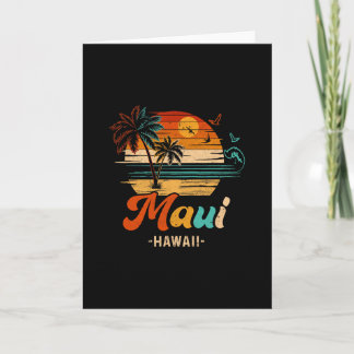 Tarjeta Vacaciones en Maui Hawaii 2025 Grupo Familiar Comb