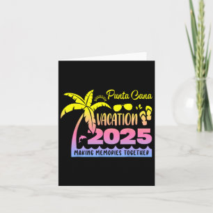 Tarjeta Vacaciones en Punta Cana 2025 Creando Recuerdos Ju