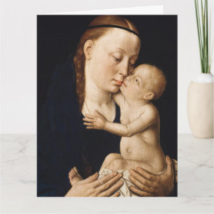 Tarjeta Vacaciones en Virgen y navidades Infantiles