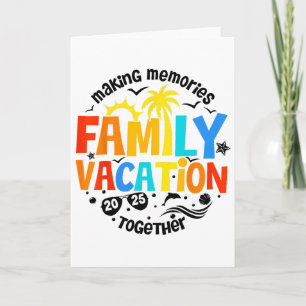 Tarjeta Vacaciones Familiares 2025 Playa Familia Verano Co