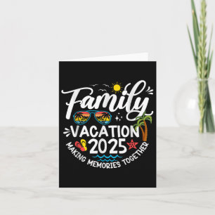 Tarjeta Vacaciones Familiares 2025 Vacaciones de Verano Co