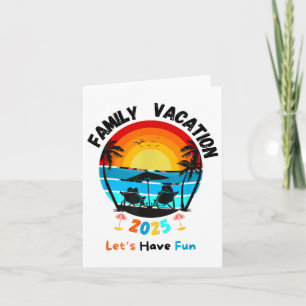 Tarjeta Vacaciones Familiares 2025 Verano Coincidiendo Div