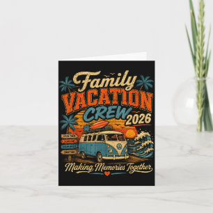 Tarjeta Vacaciones familiares 2026 creando recuerdos junto