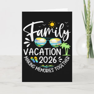 Tarjeta Vacaciones Familiares 2026 Creando Recuerdos Playa
