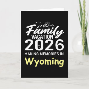 Tarjeta Vacaciones Familiares 2026 Creando Recuerdos Veran