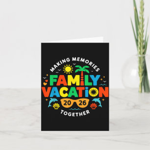 Tarjeta Vacaciones Familiares 2026 Playa Familia Verano