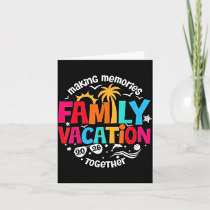 Tarjeta Vacaciones Familiares 2026 Playa Familia Verano