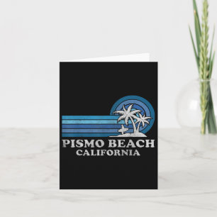 Tarjeta Vacaciones familiares de Pismo Beach California