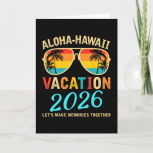 Tarjeta Vacaciones familiares en Hawaii 2026 creando recue