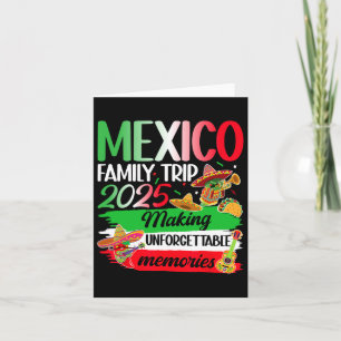 Tarjeta Vacaciones Familiares en México 2025 Creando Recue