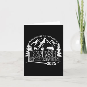 Tarjeta Vacaciones familiares en Tennessee 2025 creando re