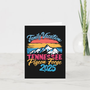Tarjeta Vacaciones familiares en Tennessee Smoky Mountains