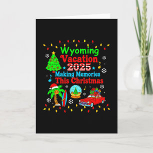 Tarjeta Vacaciones Familiares en Wyoming 2025 Creando Recu