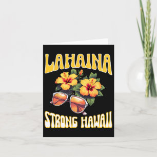 Tarjeta Vacaciones familiares hawaianas Lahaina Fuerte Mau