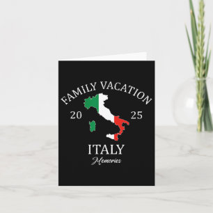 Tarjeta Vacaciones Familiares Italia 2025 Grupo de Viajes 