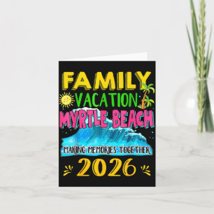 Tarjeta Vacaciones Familiares Myrtle Beach 2026 Feriado Ve