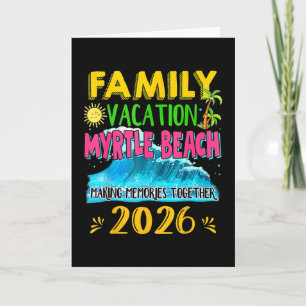 Tarjeta Vacaciones Familiares Myrtle Beach 2026 Feriado Ve