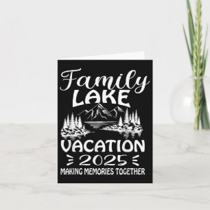 Tarjeta Vacaciones familiares por viaje en lago 2025 Reuni