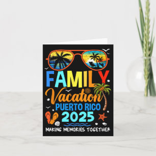 Tarjeta Vacaciones familiares Puerto Rico 2025 Vacaciones 
