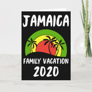Tarjeta Vacaciones familiares Rasta Jamaica 2020