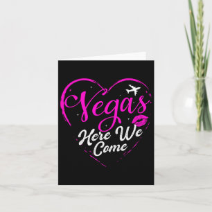 Tarjeta Vacaciones familiares viaje de chicas de Vegas Las