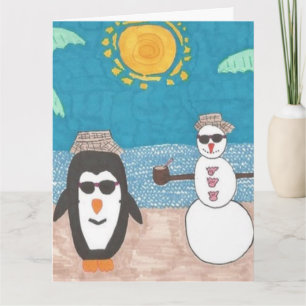 Tarjeta Vacaciones para navidades