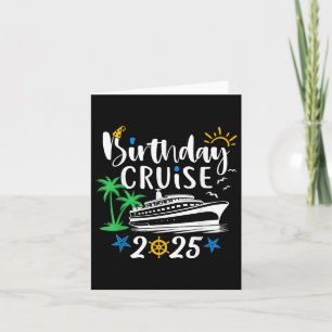 Tarjeta Vacaciones veraniegas familiares de barcos de cruc